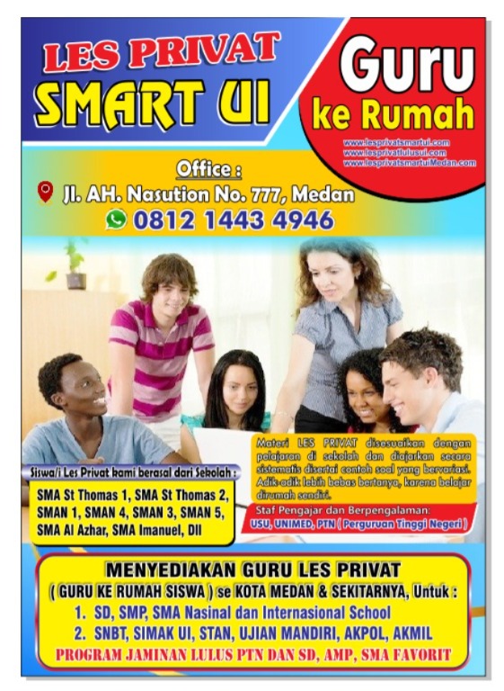 Guru Les Privat SMAN 2 Medan Sumatera Utara Indonesia - Les Privat SMA Medan Sumatera Utara, Guru Les SD SMP SMA Medan Sumatera Utara